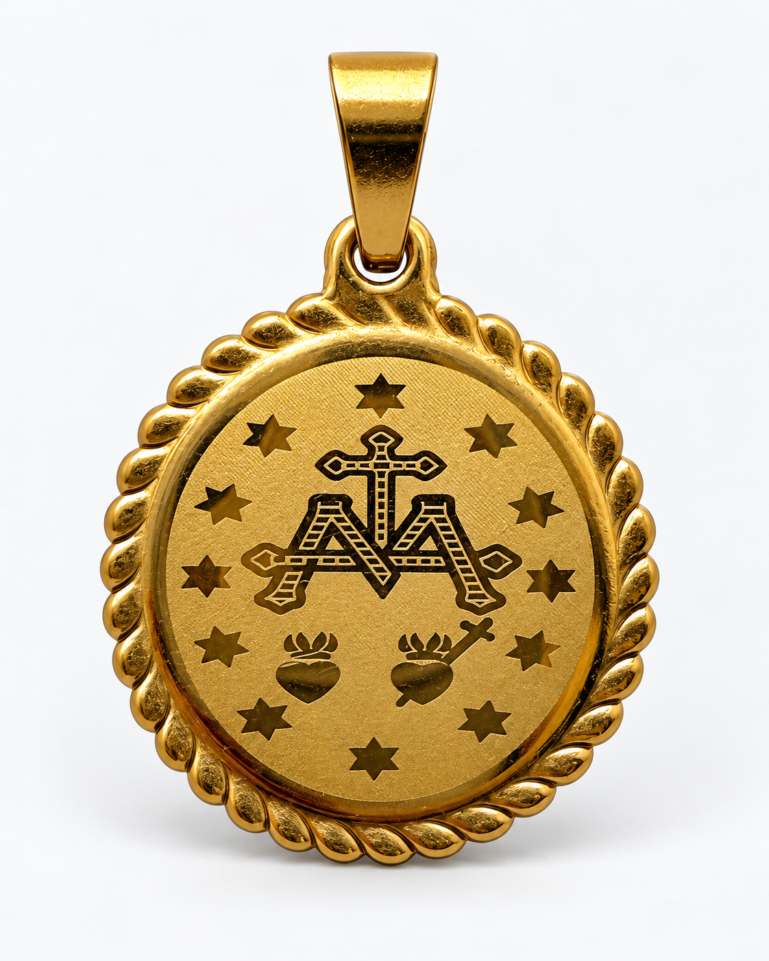 2 Medallas Virgen María